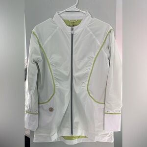 SwingDish Women's Lightweight Golf Jacket W/Ball Marker Holder Size Medium - New